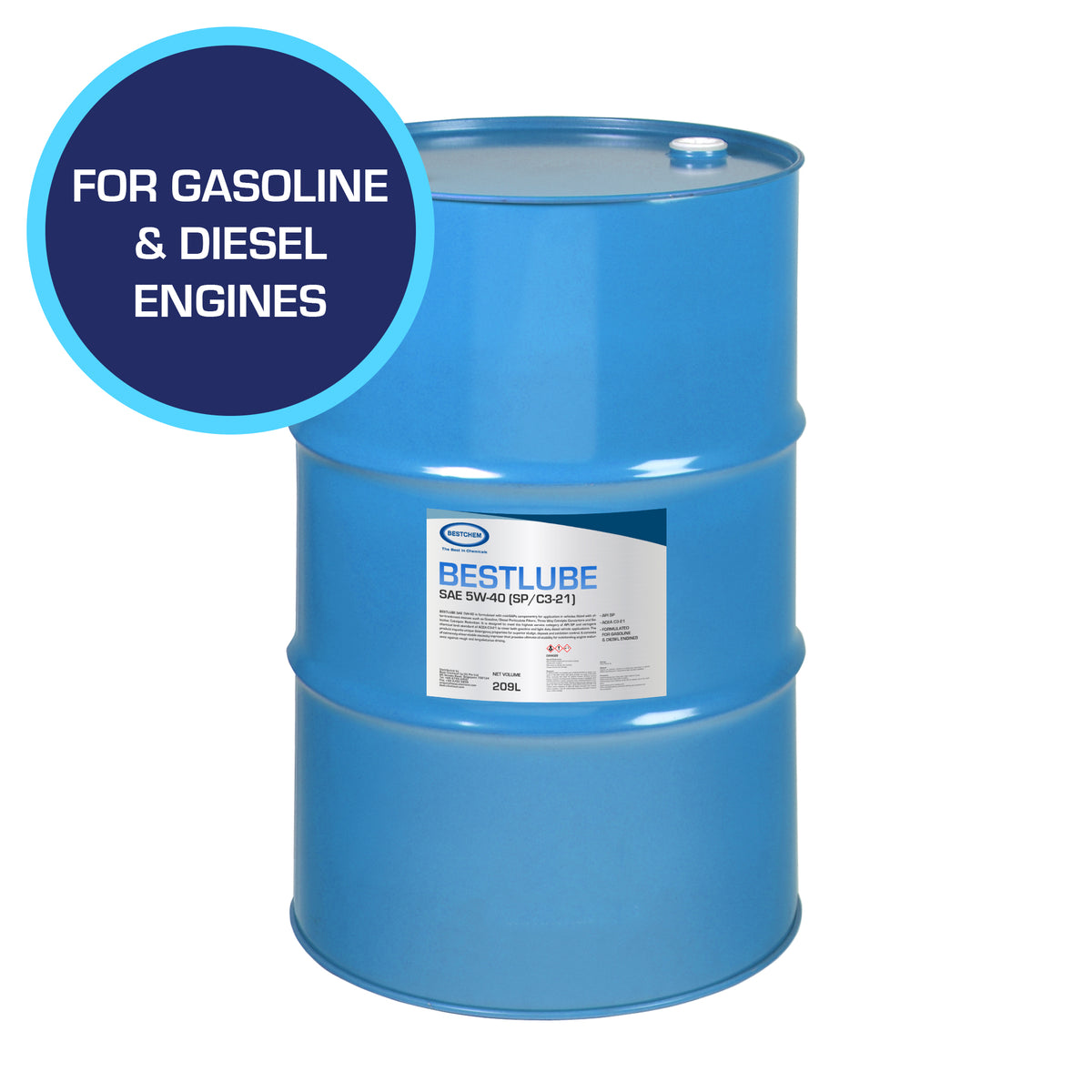 BestLube SAE 5W40 (SP/C321) Gasoline and Diesel Light Duty Engine Oi