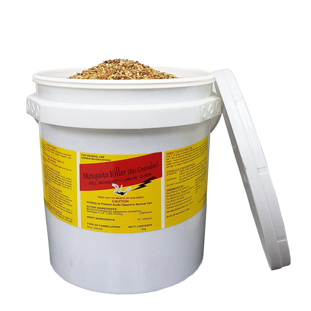 Mosquito Killer Micro BTI Granule Non Toxic Mosquito Insecticide P Best Chemical Co S Pte Ltd