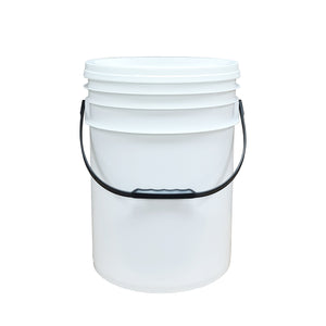 20 Litres White Pail With Lid