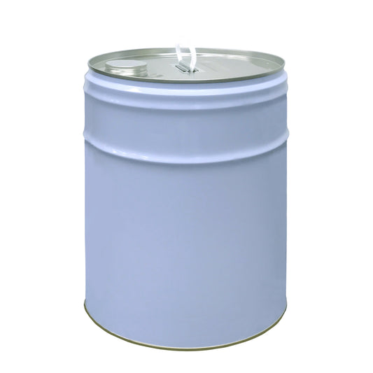 20 Litres Steel Drum - White