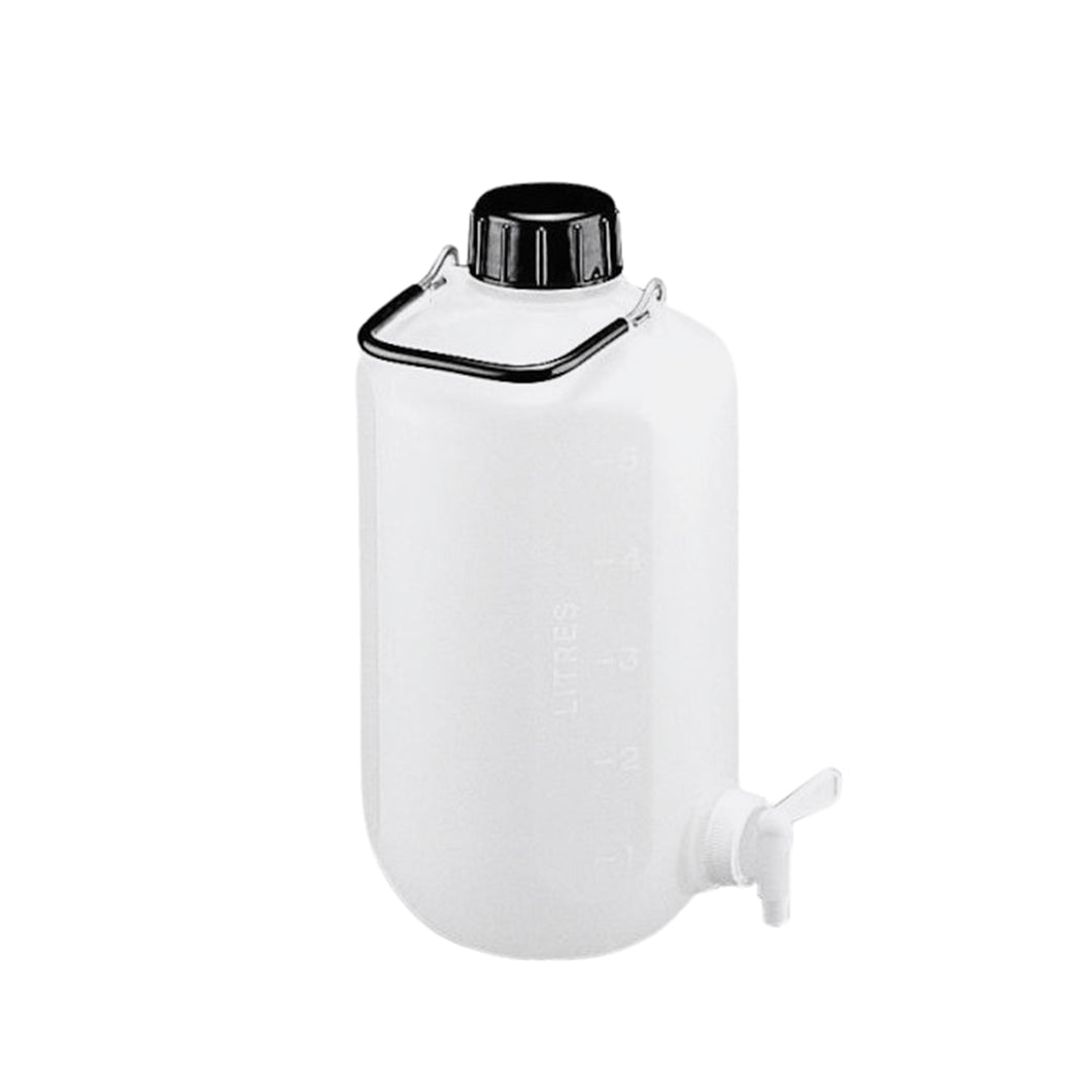 Aspirator Bottle, Narrow Neck, HDPE, 25L