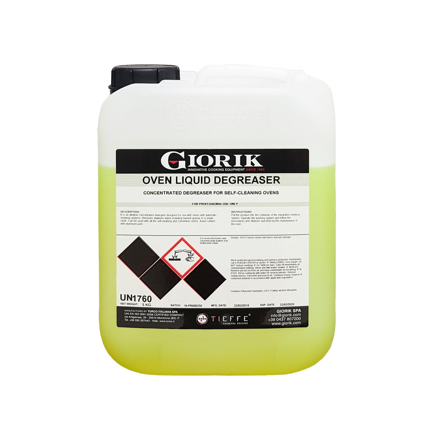 Giorik Oven Liquid Degreaser