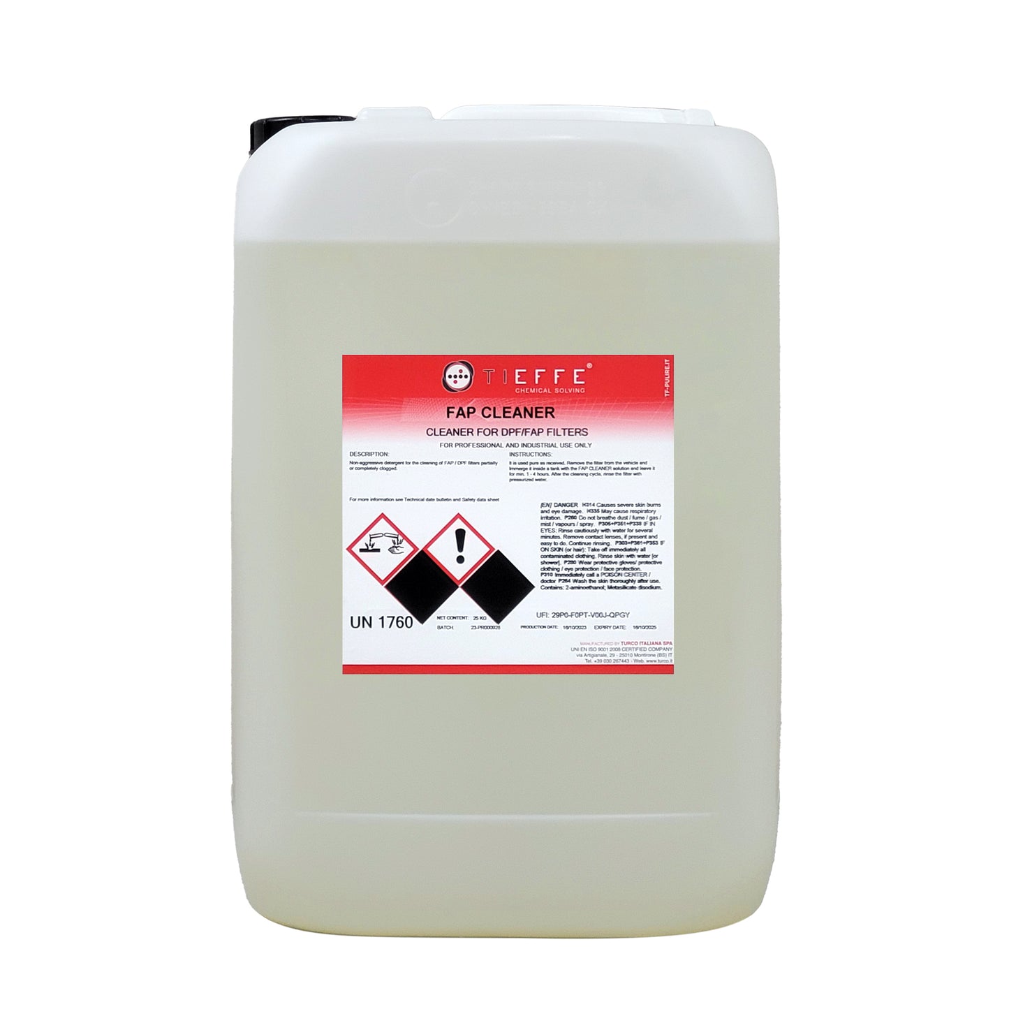 TIEFFE DPF Filter Cleaner