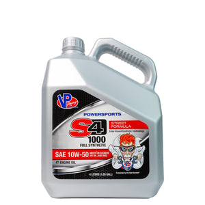 VP® S4 1000 Four Stroke Engine Oil – Full Synthetic Street Formula SAE 10W-50 (4L)