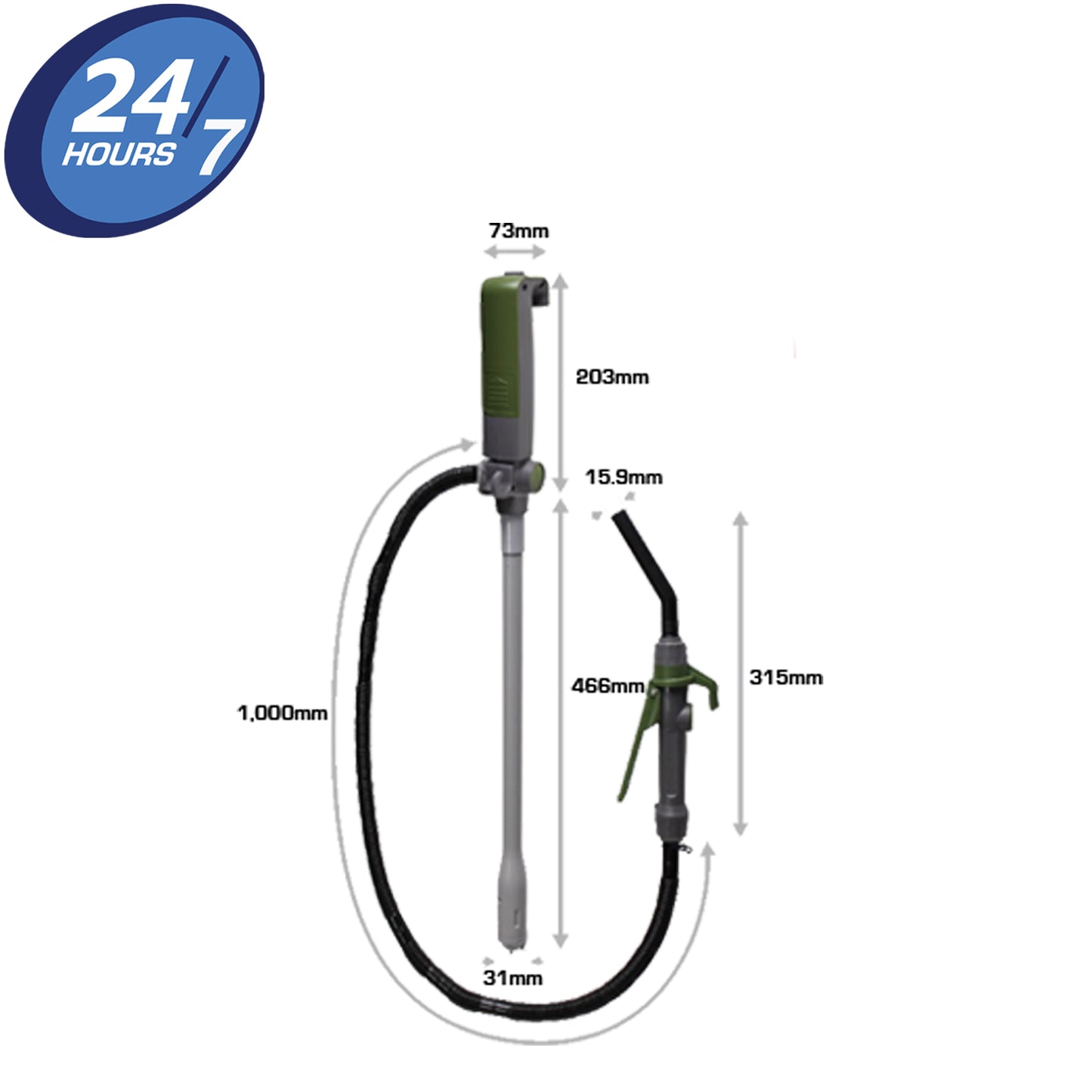 Battery Operated Pump with Multi Nozzle