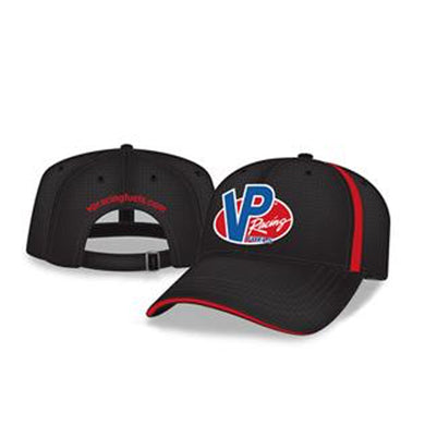 Structured Ball Cap (Black/Red)