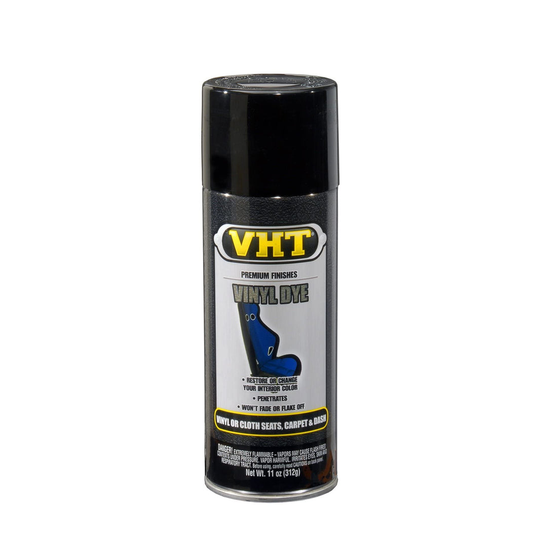 Image of VHT Vinyl Dye™ Vinyl & Fabric Coating spray - glossy black