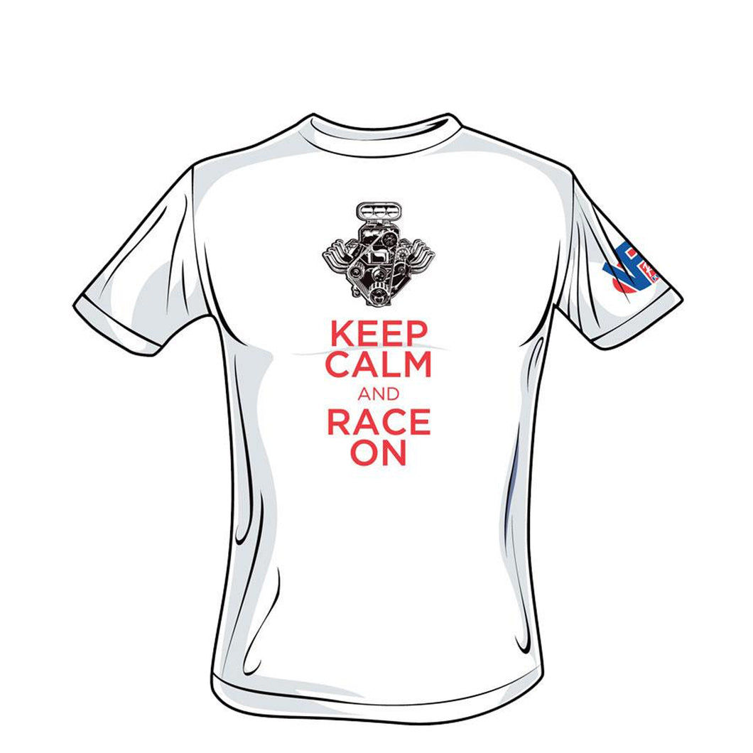 VP Keep Calm and Race On T-Shirt