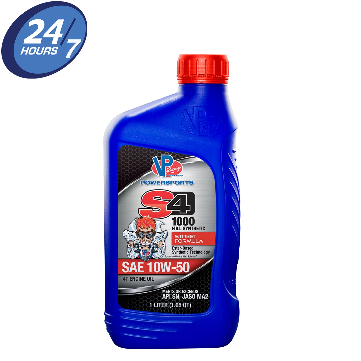 VP S4 1000 Four Stroke Engine Oil – Full Synthetic Street Formula SAE 10W-50