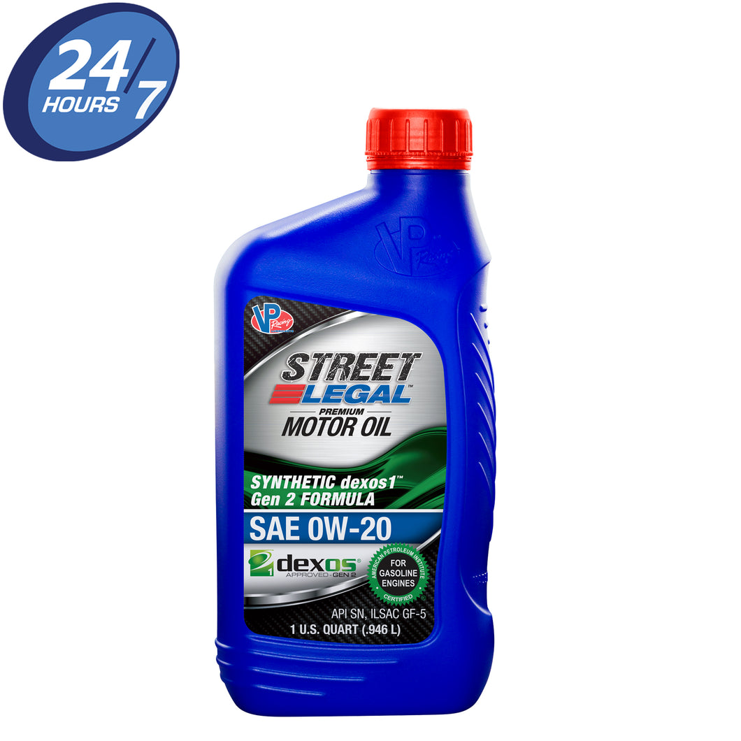 VP Street Legal™ Synthetic Dexos1™ Gen 2 Motor Oil SAE 0W-20