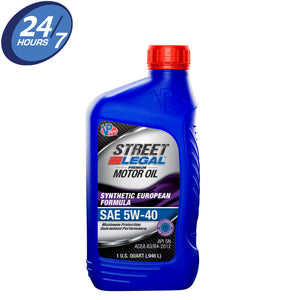 VP Street Legal™ Synthetic European Motor Oil SAE 5W-40