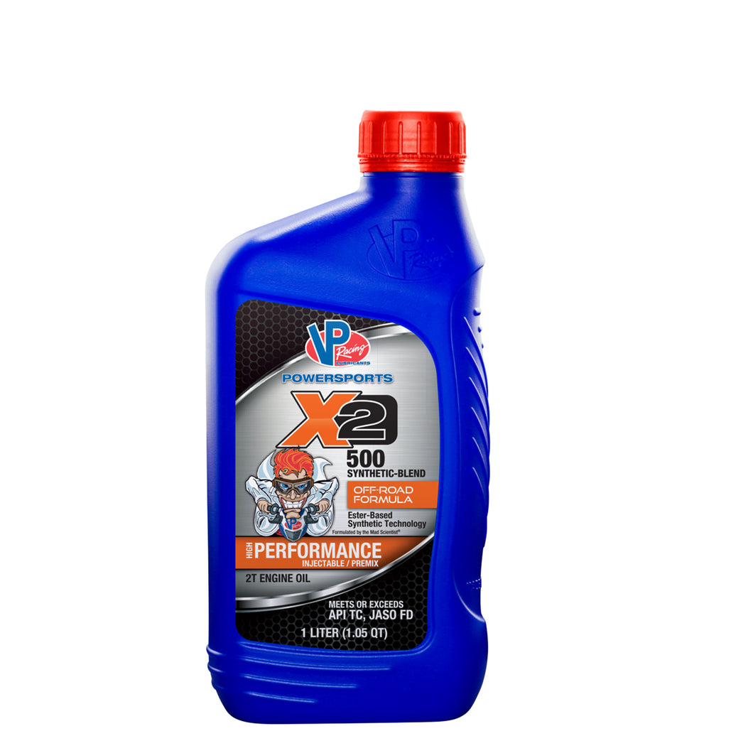 VP® X2 500 Two Stroke Engine Oil – Synthetic-Blend Off-Road Formula