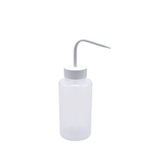 Wash Bottle, Wide Neck, Square Shoulder White Closure - 500ml
